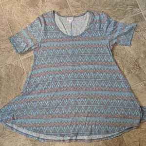 New w/o tags LulaRoe Aztec Design Perfect T Size M